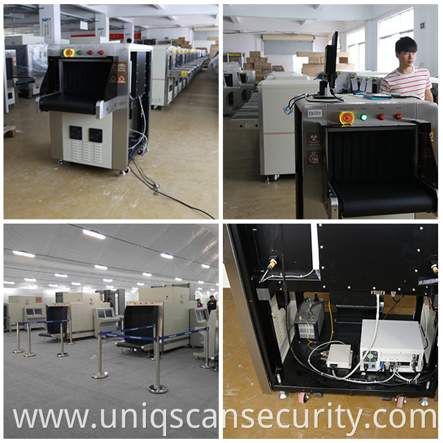 Dual Energy X Ray Security Baggage Scanner Airport Baggage Scanner SF5636 X Ray Security Screening System